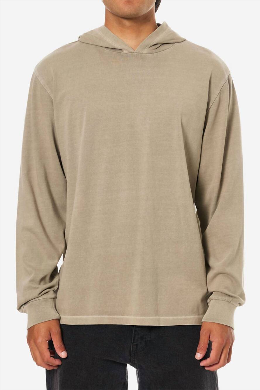 NEW KATIN hide pullover hoodie in vintage khaki
